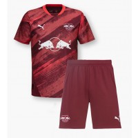 Echipament fotbal RB Leipzig Antonio Nusa #7 Tricou Deplasare 2024-25 pentru copii maneca scurta (+ Pantaloni scurti)